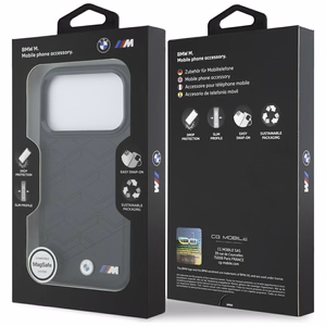 BMW M Shape Logo MagSafe Suojakuori iPhone 17 Pro:lle - Musta