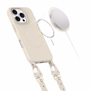 Tech-Protect MagNecklace MagSafe Suojakuori iPhone 16 Pro Max:lle - Beige