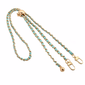 Phone lanyard G-14 light blue-gold