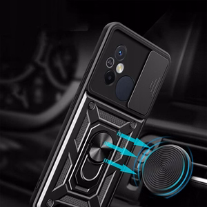 Tech-Protect CamShield Pro Suojakuori Xiaomi Redmi 12C:lle - musta