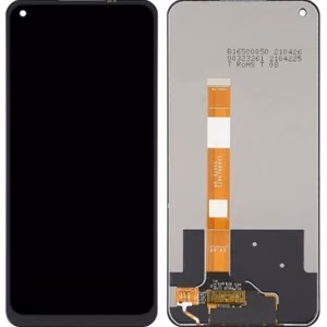 LCD-näyttö Oppo A32/A33/A53/A53s/Realme 7i/C17/OnePlus Nord N100 kosketusnäytöllä musta ORG