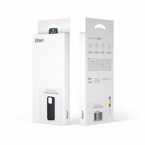 Etteri Silikoninen Suojakuori iPhone 16 Pro Max 6,9:lle musta