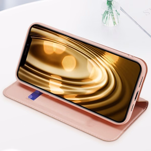 Dux Ducis Skin Pro kirjahylly tyyppinen kotelo iPhone 13 Pro Max sininen