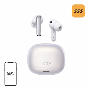 QCY Melobuds N65 -langattomat nappikuulokkeet, valkoiset