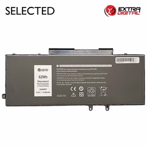 Kannettavan tietokoneen akku DELL 3HWPP, 4100mAh, Extra Digital Selected