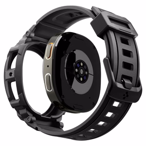Spigen Rugged Armor Pro Strap for Samsung Galaxy Watch 8 40mm - Matte Black