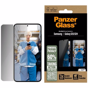 PanzerGlass Ultra-Wide Fit yksityisyyslasi Samsung Galaxy S25