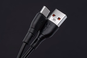 Kaapeli BLUE STAR ECO USB A - Type-C PJ68-25-3 1 m musta