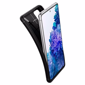 Spigen Rugged Armor kotelo Samsung Galaxy S20 FE:lle - Matta musta