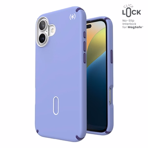 Speck Presidio2 Pro -suojakuori MagSafe- ja ClickLock-tuella iPhone 16 Plus:lle, Future Lavender/Cassis Purple