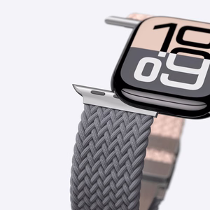 Set of 2 AmazingThing Blend Band for Apple Watch 45/46/49mm - Pink-Gray/Pink