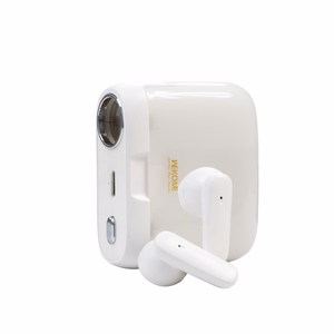 WEKOME S28 Pop Digital Series TWS-nappikuulokkeet Bluetooth 5.3 -yhteydellä, latauskotelossa projektori ja mukana 5 projektorikalvoa, valkoiset