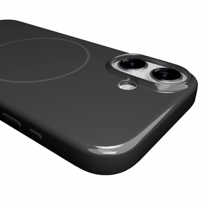 Puro Pulse iPhone 17 polykarbonaatti suojakuori - musta