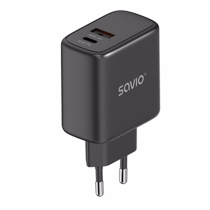 SAVIO LA-06/B USB Quick Charge Power Delivery 3.0 30W laturi
