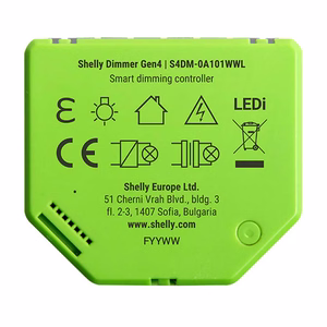Shelly Dimmer Gen4 Zigbee/Matter älyhimmennin