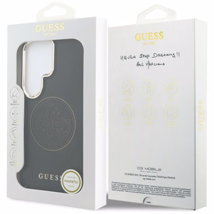 Guess case Perforated Logo MagSafe for Samsung Galaxy S26 Ultra black