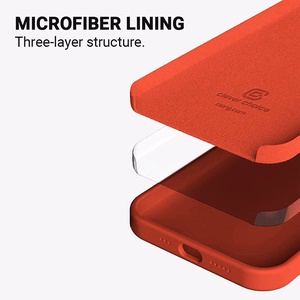Crong Color Cover suojakuori iPhone 13 Pro Max -laitteelle, punainen