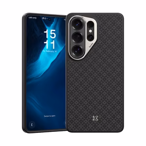 Benks Magnetic Armor Pro Armor Grid Kevlar Suojakuori Metal Frame 600D (H050) Samsung Galaxy S26 Ultra:lle musta