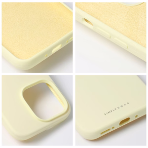 ROAR Suojakuori CLOUD SKIN iPhone 15:lle vaaleankeltainen