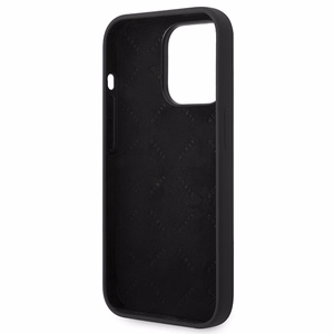 Guess GUHCP14XSLTGK iPhone 14 Pro Max 6.7" black/black hardcase Silicone Triangle