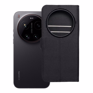 Flip case for Xiaomi 17 ULTRA 4Card RFID anti-theft tech fabric black