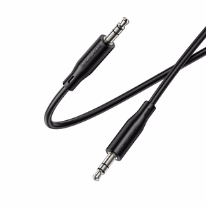 Borofone AUX-kaapeli BL26 Standard - jack 3,5mm - jack 3,5mm - 1 metri musta