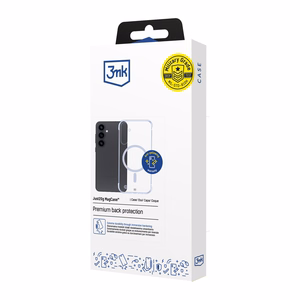 3mk Just20g MagCase Suojakuori Samsung Galaxy S25+:lle - läpinäkyvä