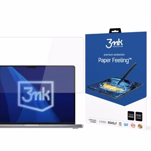 Apple Macbook Pro 16 M1/M2/M3/M4/M5 – 3mk Paper Feeling (enintään 17") tietokoneen näytönsuoja
