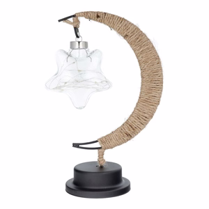 Pöytälamppu yöpöydälle Twirl tähti Art Deco (versio 3) EID