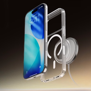 Rock Crystal Shield Series Magneettinen Suojakuori iPhone 17 Pro Max:lle läpinäkyvä