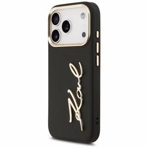 Karl Lagerfeld Karl Script Logo -suojakuori iPhone 17 Pro - musta