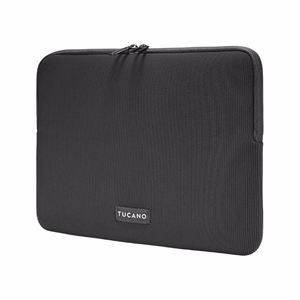 Tucano Colore2 neoprene laptop sleeve for 13–14-inch laptops, black