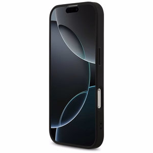 Guess 4G Printed Stripes MagSafe-suojakuori iPhone 17:lle - musta