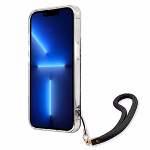 Guess GUHCP13LHFLSB iPhone 13 Pro / 13 6.1" sininen/sininen kovakotelo Kukkahihna