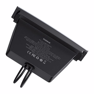 Keskitin Baseus T-Space USB-C - lightning -kaapeleilla Tesla-autoihin (musta)