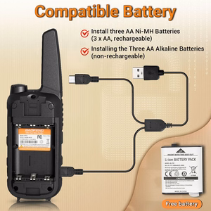 Baofeng BF-T25E -radiopuhelinsetti, 2 kpl, oranssit