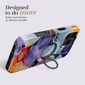 MIO Flowers Magsafe suojakuori rengaspidikkeellä