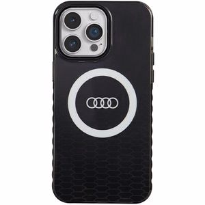 Audi IML Big Logo MagSafe Suojakuori iPhone 14 Pro Max:lle - musta