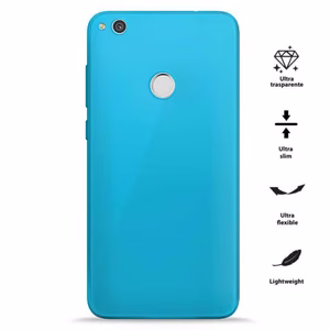 PURO 0.3 Nude case for Huawei P8 Lite (2017) / Honor 8 Lite, fluorescent blue