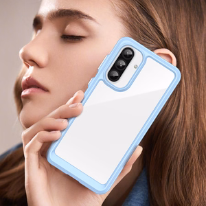 Outer Space Case for Samsung Galaxy A26 Cover with Flexible Frame - Blue