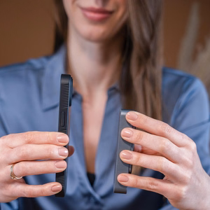 3mk Smoke MagCase Samsung Galaxy S25 Ultra:lle violetti-puoliläpinäkyvä