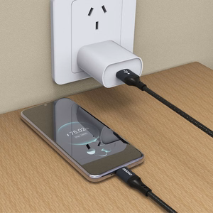 Dudao L3ST USB-A–USB-C-kaapeli, 5 A, 2,0 m, musta
