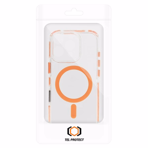 Tel Protect Strap Clear Suojakuori iPhone 17 Air:lle oranssi