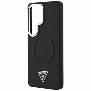 Guess Suojakuori Embossed Ring Triangle Logo MagSafe Samsung Galaxy S26 Ultra:lle musta
