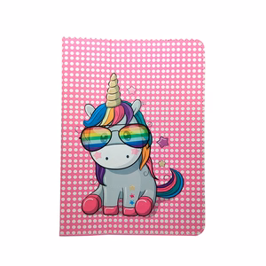 Yleiskäyttöinen tablettikotelo Sateenkaariyksisarvinen 9-11'' (L27 x W20 cm)