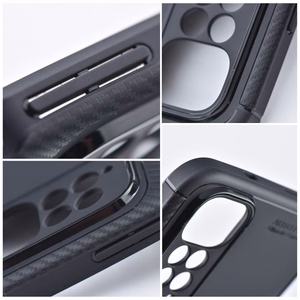 Carbon Premium -suojakuori Xiaomi Redmi Note 9, musta