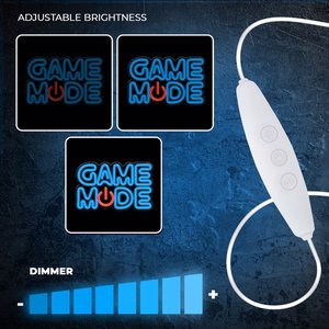 Forever Light Neon PLEXI LED GAME MODE blue red FPNE38