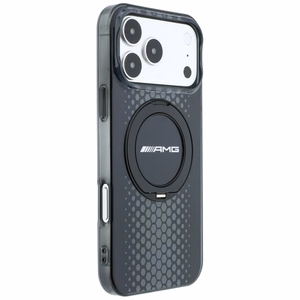 Mercedes AMG IML Double Layer Urban Line with Ring Stand MagSafe Case for iPhone 18 Pro Max / 17 Pro Max - Black