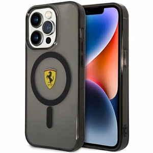 Ferrari FEHMP14LUKK iPhone 14 Pro 6.1" musta/musta hardcase Translucent Magsafe