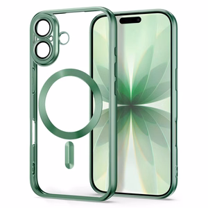 Tech-Protect MagFlex -suojakuori iPhone 17:lle, mattavihreä